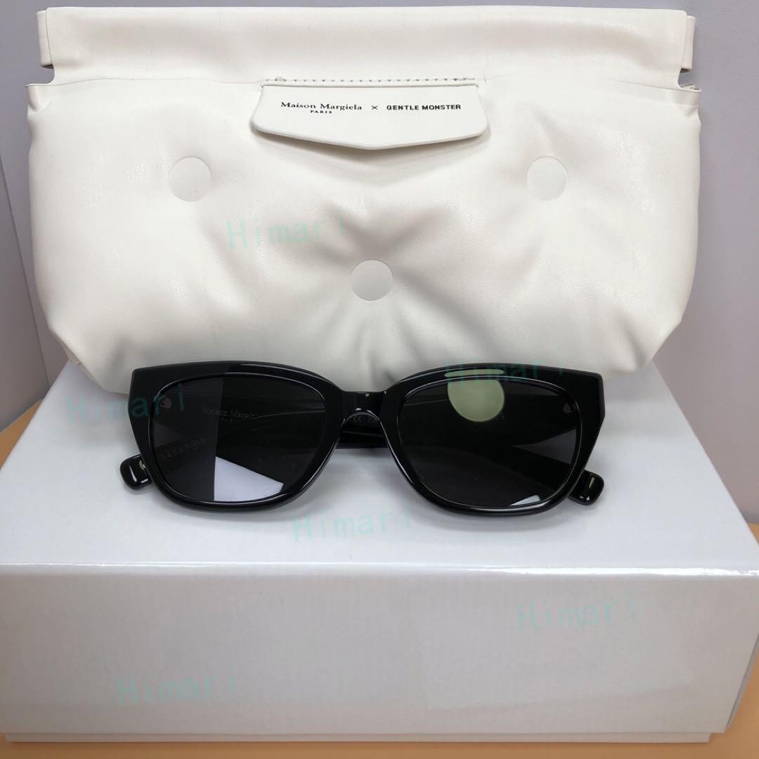 GENTLE MONSTER × Maison Margiela MM109 01 Sunglasses Black