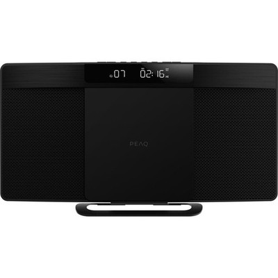 PEAQ PMS 220 SLIM Micro Hifi System mit DAB+/FM Tuner Hifi-Anlage Schwarz
