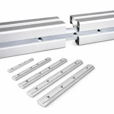 180 Grad Aluminium Strangpressprofil gerade Verbindung | Innenverbinder T-Nut