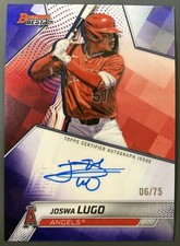 2025 Bowman's Best - Best of 2025 Autographs Joswa Lugo #B25-JLU Purple /75