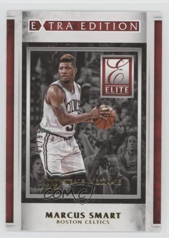 2015 Panini Donruss Elite Extra Edition Production Line 41/99 Marcus Smart 1f7d