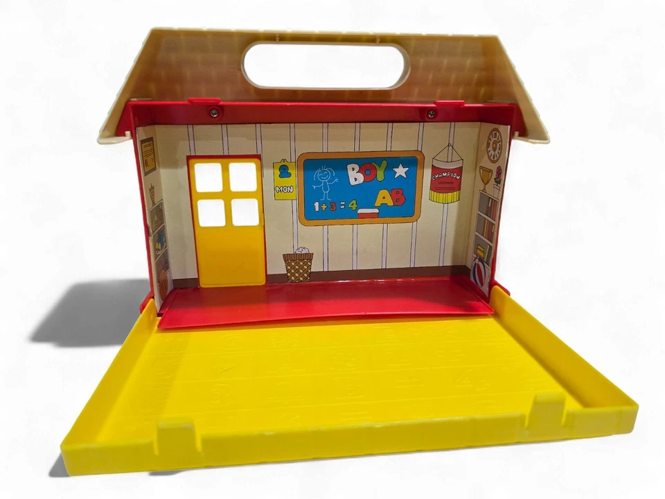 Juego de transporte preescolar vintage Happy Valley School House, Arco raro encontrar 3809 Foto 4 de 4