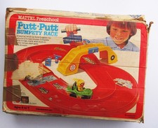 1978 Putt-Putt Bumpety Race Vintage Preschool Toy Set Mattel With Original Box