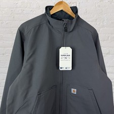 Carhartt Jacket Softshell Super Dux Relaxed Fit Rain Defender Gray Womens 2XL