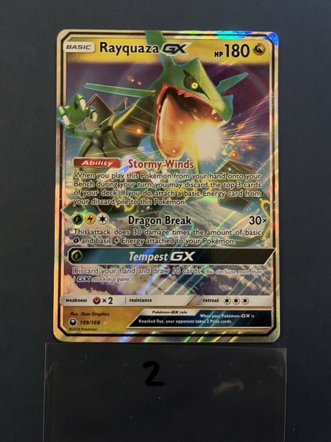 Rayquaza GX #109 (Celestial Storm (2018))