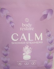 NEW in Sealed Bag BODY RESTORE Calm 15 Shower Steamers Lavender Scented