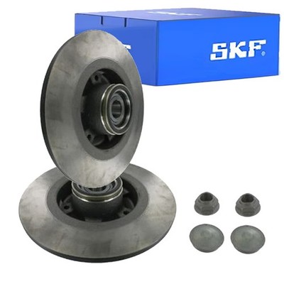 2X SKF BREMSSCHEIBEN 274mm 62mm VOLL HINTEN PASSEND FÜR RENAULT FLUENCE GRAND