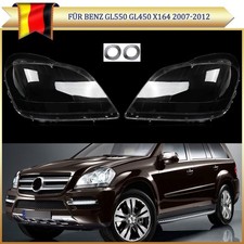 Paar Front Scheinwerferglas Abdeckung Für Benz X164 GL320 GL350 2007-2012 Shell Paar Front Scheinwerferglas Abdeckung Für Benz X164 GL320 GL350 2007-2012 Shell