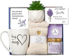 Sympathy Gift Baskets - Condolences Gift Basket for Loss, Bereavement Grief G...