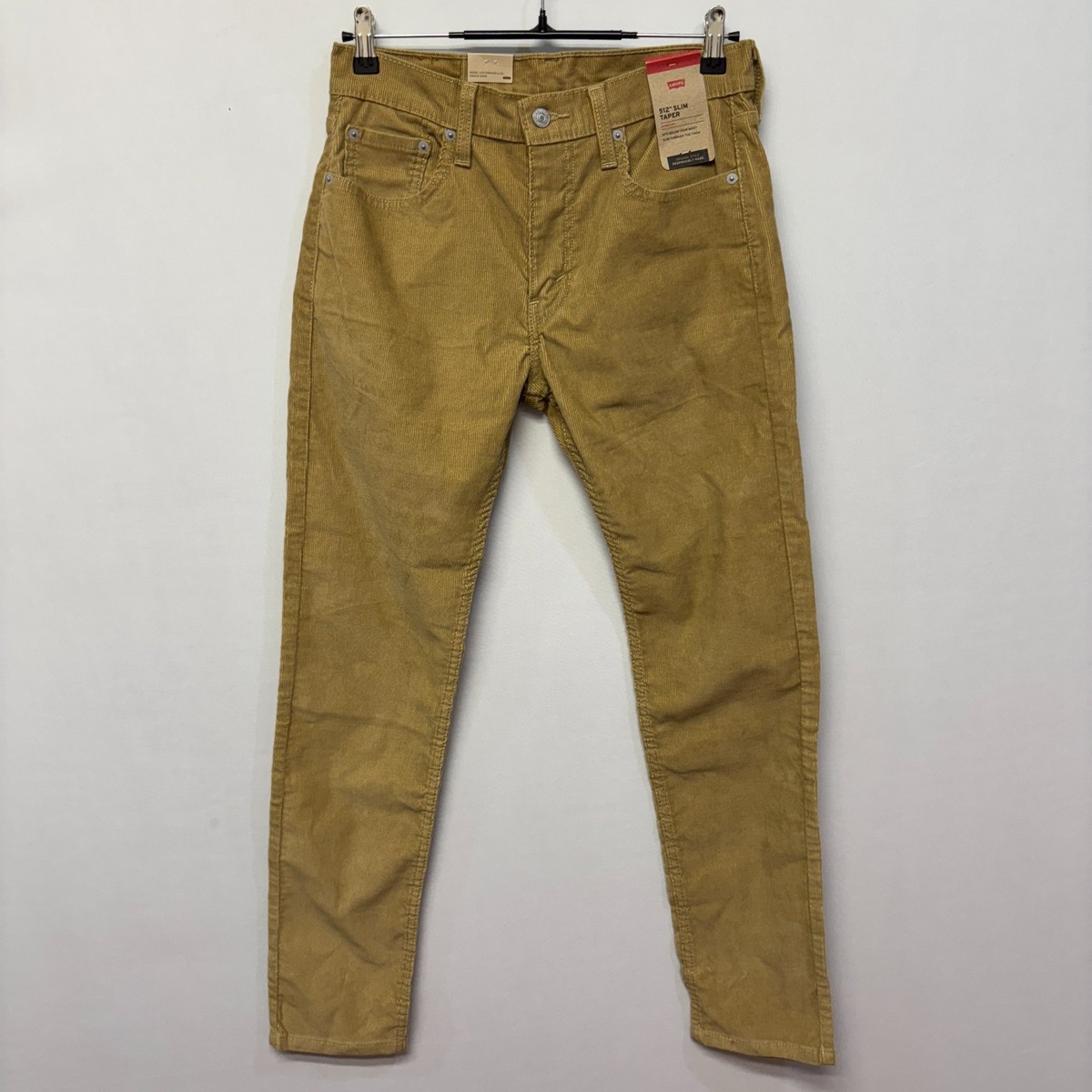 NWT Levi's 512 Slim Tapered Corduroy Pants Men Size 30x32 Stretch