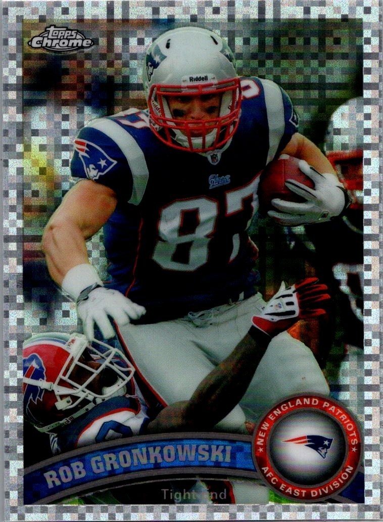 2011 Topps Chrome Xfractors #132 Rob Gronkowski