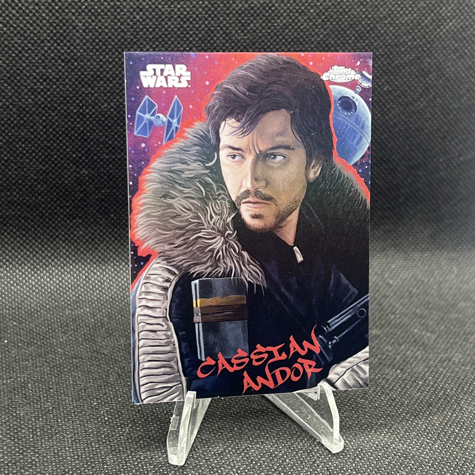 2025 Topps Chrome Star Wars Cassian Andor Galactic Graffiti #GG-7 SP Case Hit