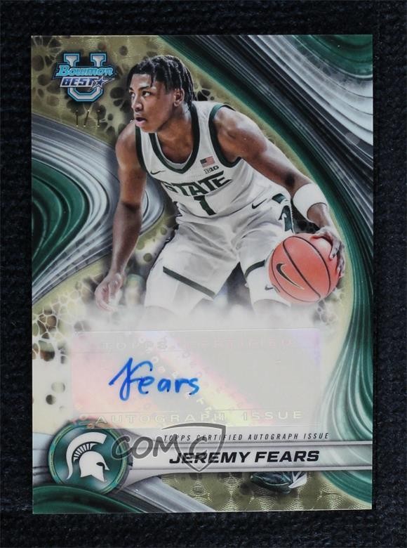 2024-25 Bowman U Best of Superfractor 1/1 Jeremy Fears Jr #B24-JF Auto 1co7