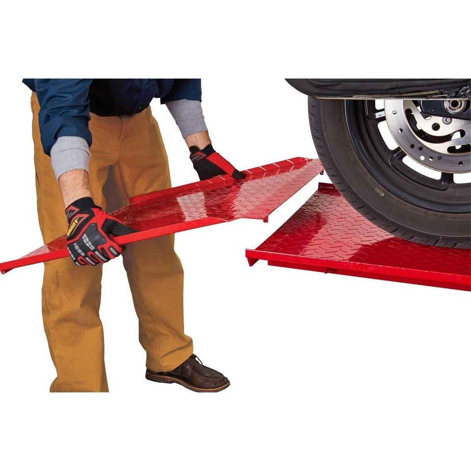 CRUIZER Ponte Piattaforma sollevatore idraulico MOTO Scooter pompa pedale 450 kg - Immagine 3 di 4