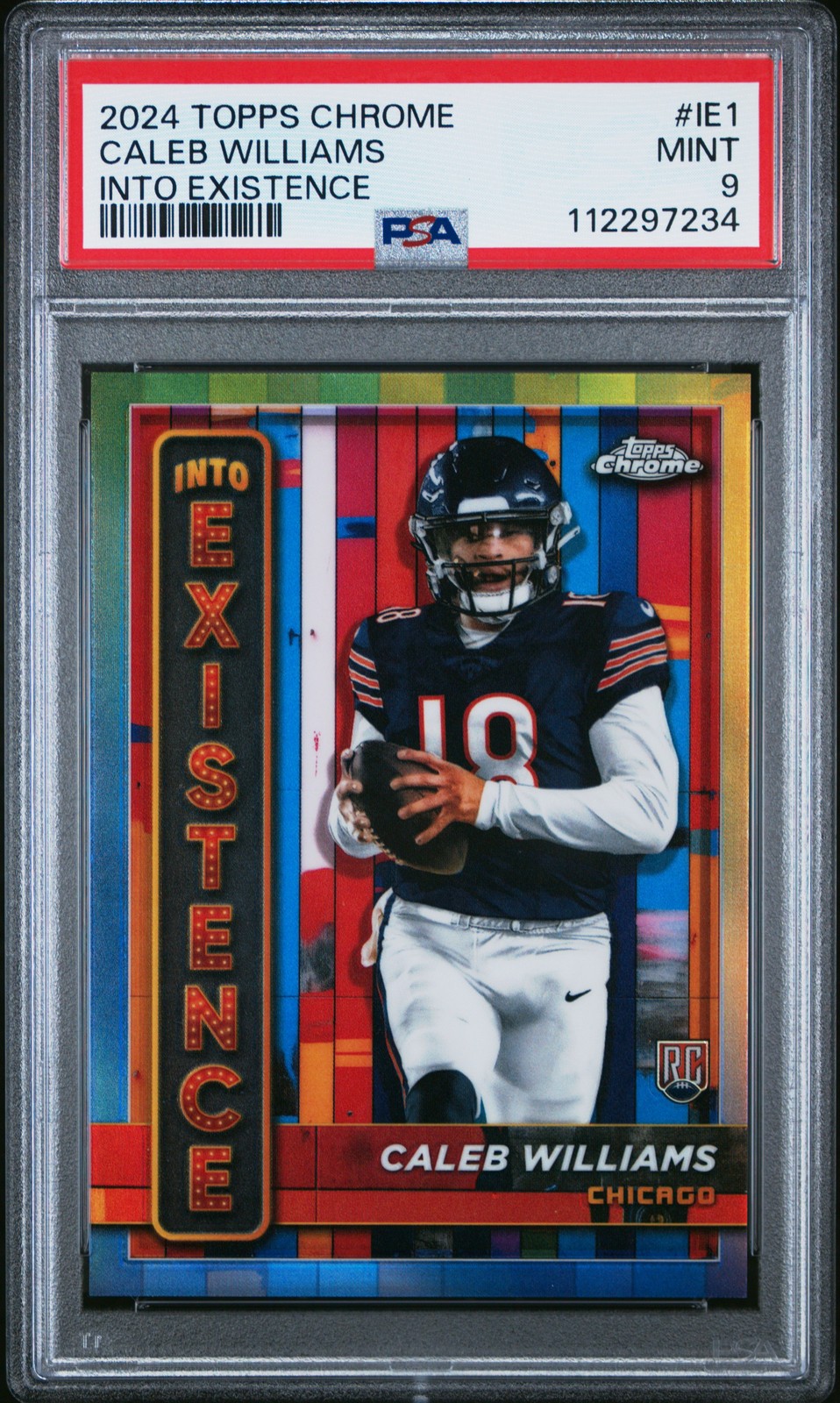 2024 TOPPS CHROME INTO EXISTENCE #IE1 CALEB WILLIAMS PSA 9