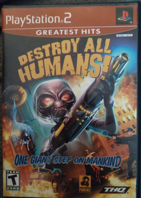 Destroy All Humans! (Sony PlayStation 2, 2005) Includes Manual