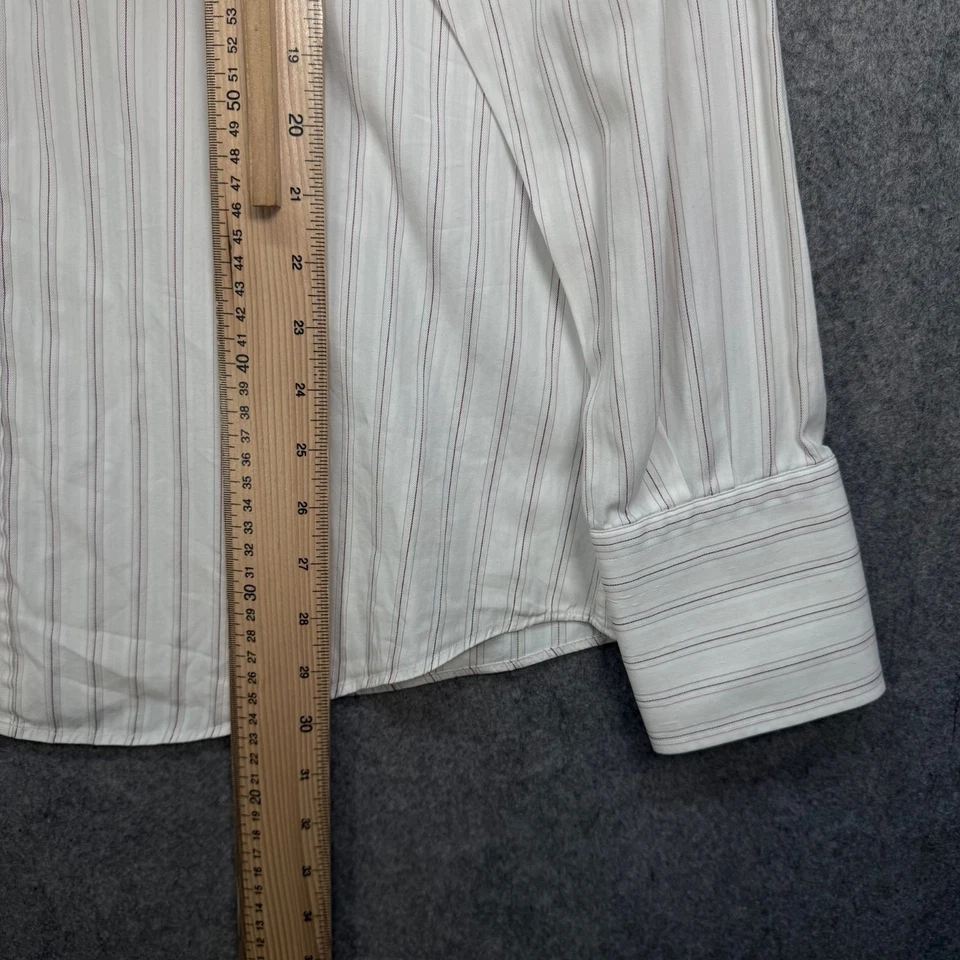 Gucci Shirt Mens Size UK XL White 100% Cotton Button Up Italy Designer - Image 3 of 4