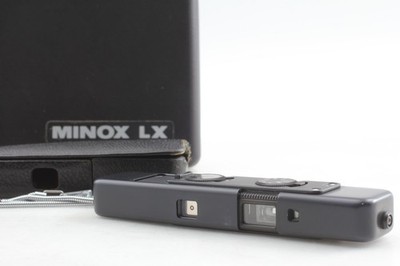 Rare Black [Almost MINT] Minox LX 15mm f/3.5 Subminiature Film Camera From JAPAN