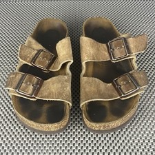 Birkenstock Arizona Sandals Adult 37 L6 M4 Brown Buckle Casual Made In Germany