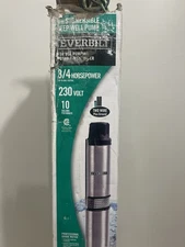 Everbilt 3/4 HP Submersible 2-Wire Motor 10 GPM Deep Well Potable Water Pump