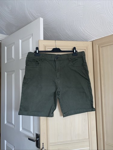 Mens Khaki Chino Shorts Slim Fit 36 W By Easy Matalan