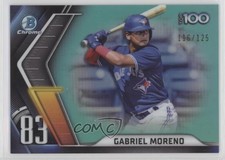 2022 Bowman Chrome Scouts Top 100 Aqua Refractor /125 Gabriel Moreno #BTP-83 uk2