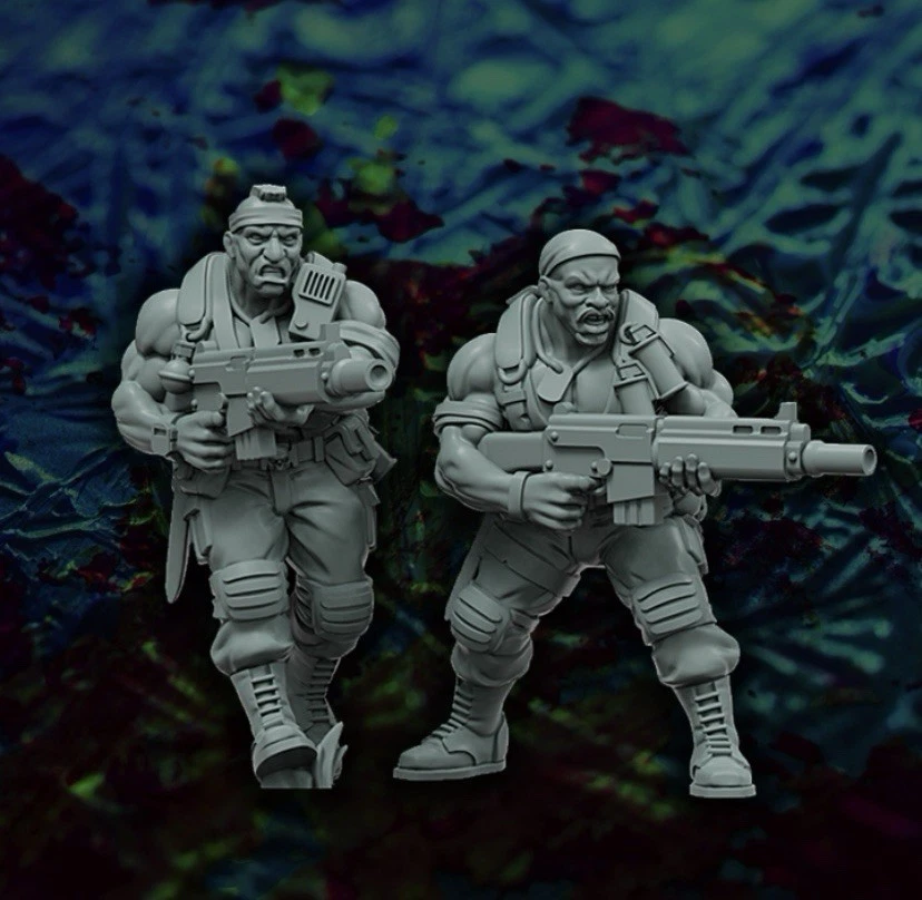 Spacenam Recon Tabletop Miniatures X10 28mm Sci Fi Troopers - Image 4 of 4