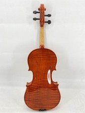 4/4 Full Size Acoustic Violin A Piece Of Flame Maple Ebony Fittings case,bow