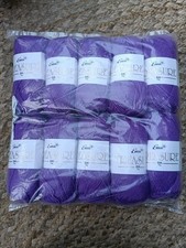 500G EMU TREASURE – 511 PURPLE violet - WOOL YARN – 4mm DK plain