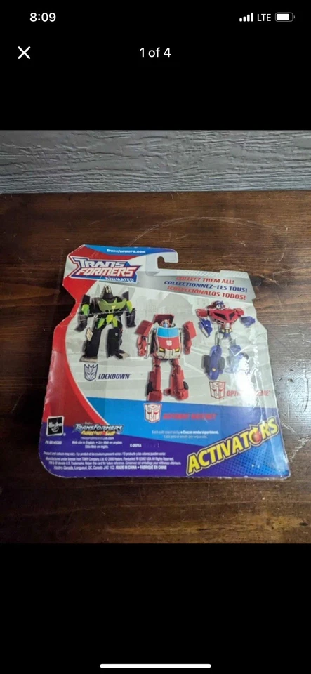 Sealed! TRANSFORMERS ANIMATED Activators Deluxe Decepticon LOCKDOWN 2008 TF1 - Image 4 of 4