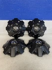 Fuel 1001-63-B Matte Black 8” Wheel Center Cap M-447 Set Of 4 With Screws New