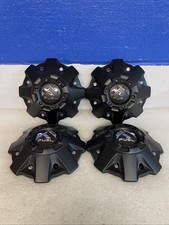 Fuel 1001-63-b Matte Black 8 Wheel Center Cap M-447 Set Of 4 No Screws New