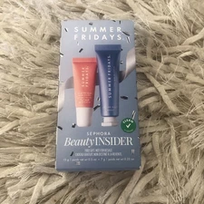 Summer Fridays Mini Set~Jet Lag Mask~Balm~Moisturizer Sephora Beauty Insider