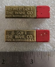 Vintage HB Med Soft Eversharp Red Top Square Leds Brass Lead with Free B Soft