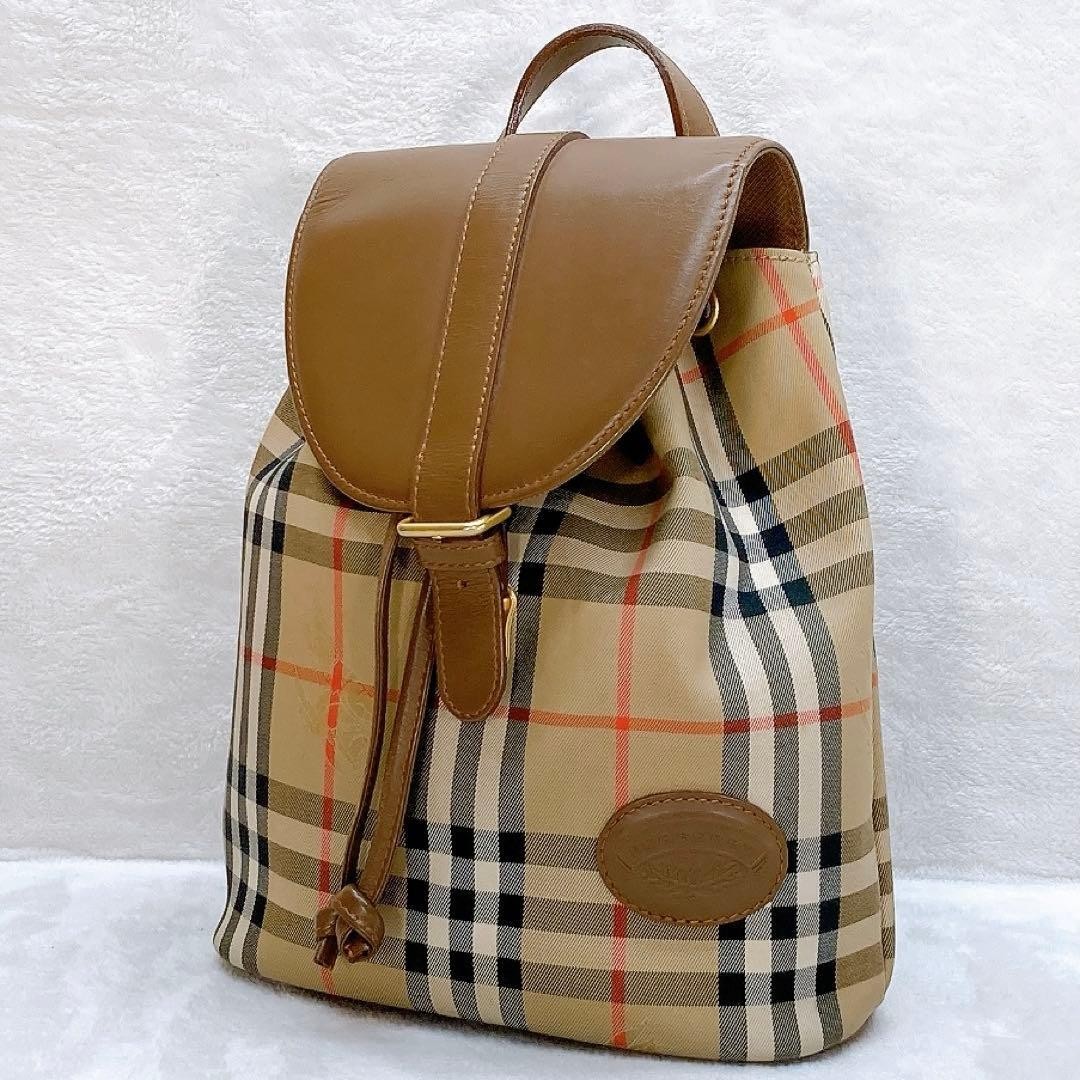 Burberry Mini Backpack Nova Check Shadow Horse Br… - image 1