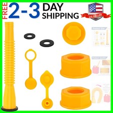 Gas Can Spout Replacement, No-Spill Design Gas Can Nozzle with Flexible Nozzl...