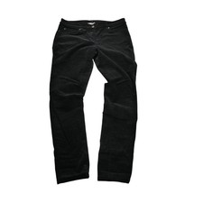 Eileen Fisher Pants Womens 8 Black Corduroy 5 Pocket Organic Cotton Tencel