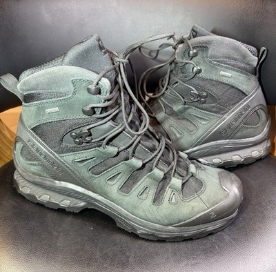 Salomon Quest 4D GTX Forces 2 Mens Sz 13 M, 14W Green Black Hiking Boots Goretex