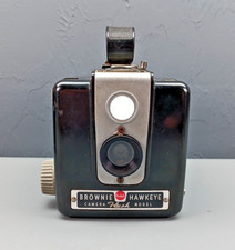 Vintage Kodak Brownie Hawkeye Flash Model Box Film Camera