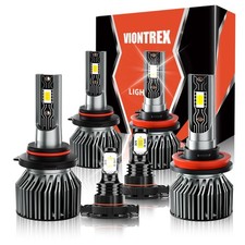 Chevy Tahoe 20072015 High Low Beam Fog Light Bulbs Combo Kit, 6500K White