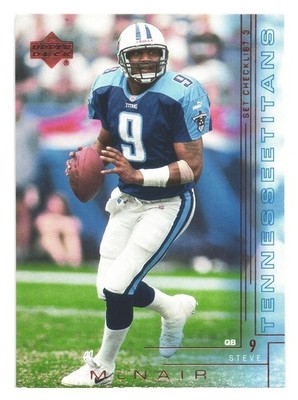 2000 Upper Deck NFL Football Tennessee Titans Steve McNair
