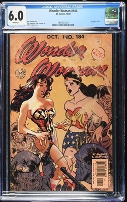 Wonder Woman # 184 CGC 6.0 Vintage Style Adam Hughes cover (2002)