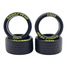 Steelie Rims 11mm Goodyearredlinewhitewall Rubber Tires For 164 Hot Wheels