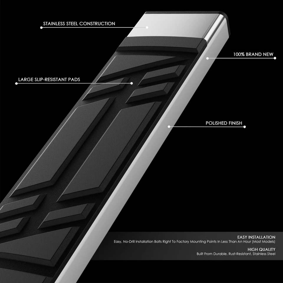 For 05-12 Nissan Pathfinder 6.5" Premium Running Boards Side Step Pedal Nerf Bar — 第 2/4 张图片