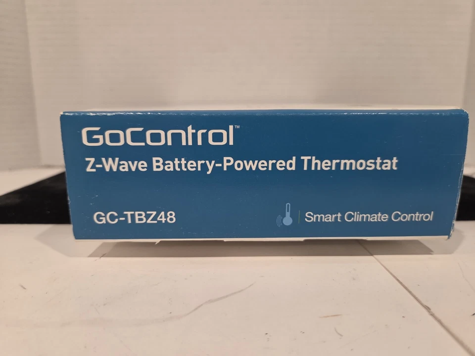 GoControl GC-TBZ48 Z-Wave Battery Powered Thermostat Smart Climate Control HVAC - Image 2 of 4