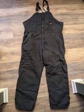 Dickies Premium 100 Cotton Duck Canvas Quilt Insulated Bib Overall Men's 2XS