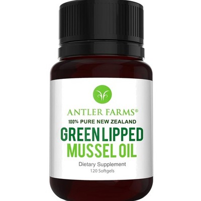 100% Pure New Zealand Green Lipped Mussel Oil, Equiv. to 12,500mg, 120 Softge...