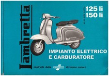 LAMBRETTA 125 LI – 150 LI – IMPIANTO ELETTRICO E CARBURATORE
