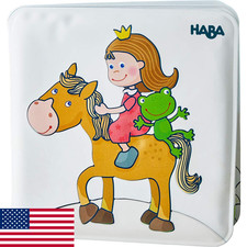HABA Magic Bath Book Princess - Wet Pages to Reveal Color - Kids Bath Toy