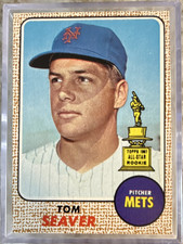 Topps 1968 Tom Seaver New York Mets Rookie #45 Baseball Trading Card. rookie card picture